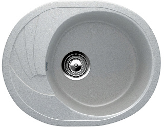 Мойка для кухни Ulgran U-403-310 овальная 57*46.5см серый купить