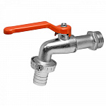 Кран шаровой водоразборный со штуцером, 3/4", ручка Masterprof ДС.020048 Кран шаровой водоразборный со штуцером, 3/4", ручка Masterprof ДС.020048