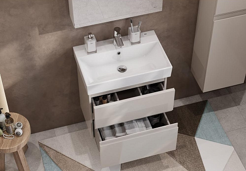 Тумба подвесная OLETA 60 с раковиной Oleta 60 капучино ROCA 857639515/3274C400Y купить