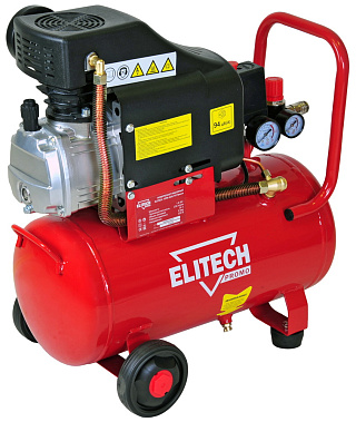 Компрессор Elitech КПМ 400/50 Промо 220В 1.6кВт 50л 8 бар 230л/мин купить