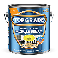 Краска для металла Topgrade by Hammerite гладкая RAL1018 Желтый TopGrade 50036332 (2л)