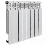 Радиатор алюминиевый Rommer Profi 500 8 секции RAL9016 82484 Радиатор алюминиевый Rommer Profi 500 8 секции RAL9016 82484