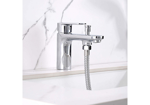 Смеситель НИКА на борт ванны врезной 1 отверстие хром Aquatek AQ1844CR купить