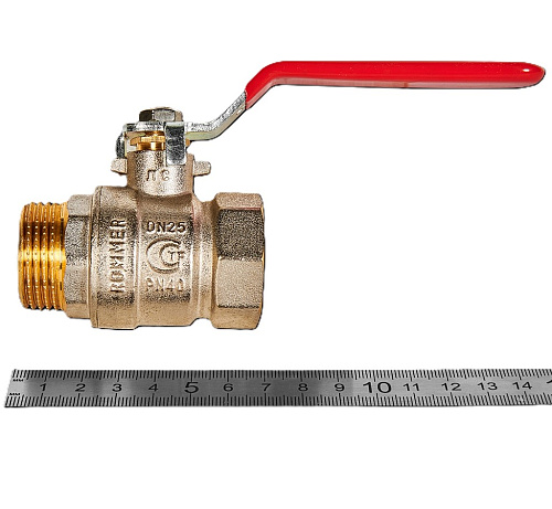 Кран шаровой 1 в/н ручка рычаг Rommer RBV-0002-2210325 купить
