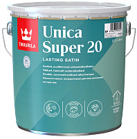 Лак для дерева TIKKURILA Unica Super 20 Бесцветный полуматовый - 2.7 л