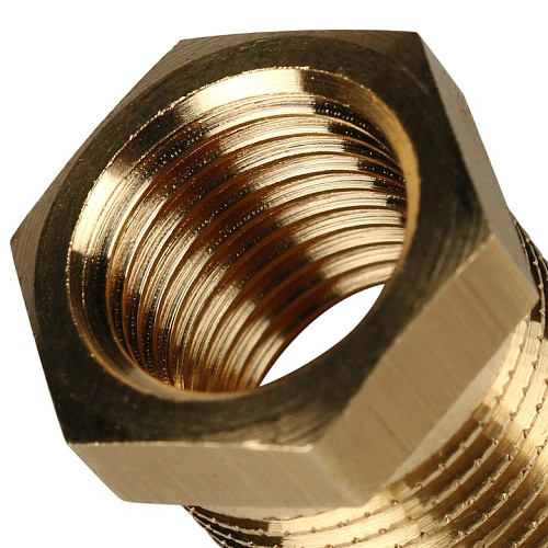 Футорка наружная-внутренняя резьба латунь 3/8"*1/4" STOUT SFT-0028-003814 купить