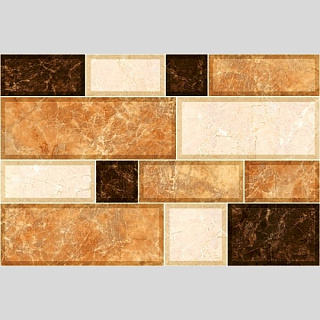 Плитка Настенная Interceram Grani коричневая 233574031 23*35 купить