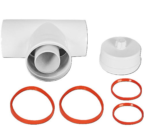 Конденсатоотводчик Т-образный коаксиальный D60/100 Rommer RCA-6010-000103 купить