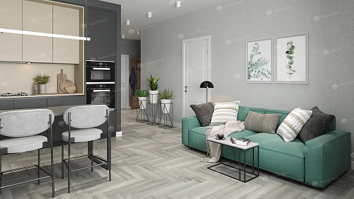 Ламинат SPC Parquet Light дуб лейтена 600*125*4мм 43класс Alpine Floor ECO 13-18 купить