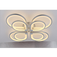 Люстра Schaffner Omento LED 208W 17680LM 3000K-6000K серебряная 39035-4+4 Silver