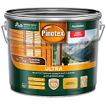 Влагостойкая защитная лазурь Pinotex Ultra для древесины калужница 9 л Влагостойкая защитная лазурь Pinotex Ultra для древесины калужница 9 л