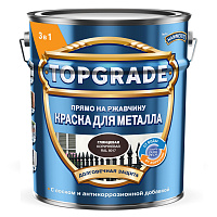 Краска для металла гладкая Topgrade by Hammerite глянцевая RAL 8017 Коричневый TopGrade (20л)