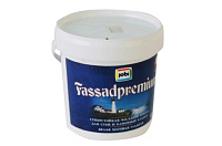 Краска акриловая для фасадов JOBI FassadPremium суперстойкая Белая матовая - 0.9 л