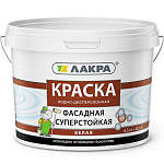 Краска для фасадов Лакра латексная Белая матовая - 6.5 кг Краска для фасадов Лакра латексная Белая матовая - 6.5 кг