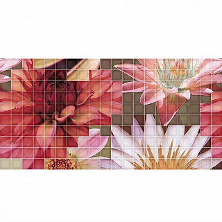 Вставка настенная Mosaico Crema Flor 1, 25*50см FANAL купить