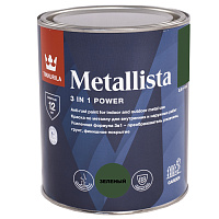 Краска по ржавчине METALLISTA глянцевая зеленая Tikkurila 700014083 (0.8л)