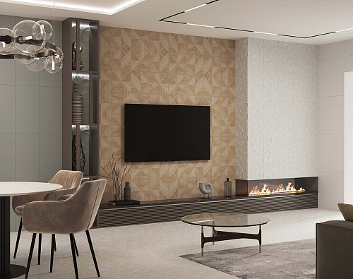 Плитка настенная Ларго рельеф 30*60см белая Axima Ceramica купить