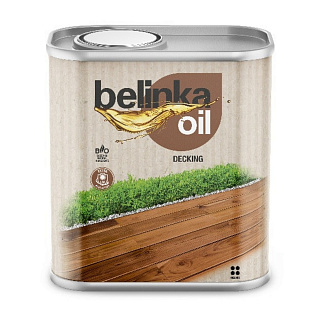 Масло Belinka Oil Decking №201 для наружных работ натуральный 46530502 0.75 л купить