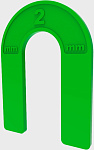 Подкова многоразовая 2мм в упаковке 100 штук DECOR 444-0020