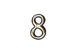 Цифра самокл. мал. золото "8" (упак.) Цифра самокл. мал. золото "8" (упак.)