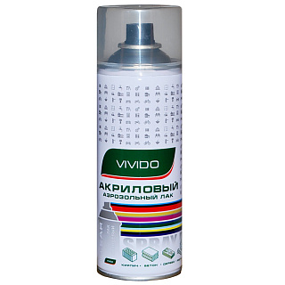 Лак аэрозольный акриловый Veslee лак глянцевый VICG (0.52л) купить