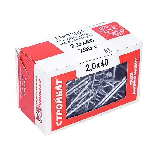 Гвозди строительные Стройбат 2610014 2*40 (0.2кг) купить