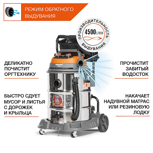 Пылесос DAEWOO  DAVC 6030S 3200Вт 60л  купить