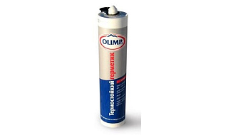 Герметик термостойкий Olimp черный - 0.29 л купить