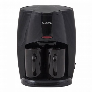 Кофеварка электрическая  ENERGY EN-601 450Вт, 2 чашки черная 011218 купить