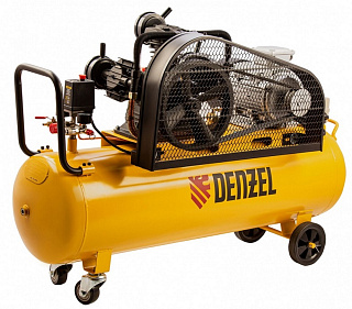 Компрессор воздушный Denzel BCW 3000-T/100 3.0/кВт 520л/мин 58118 купить