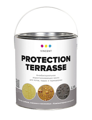 Терассное масло VINCENT Protection Terrasse (2.25л) купить