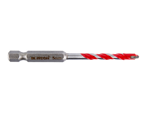 Сверло универсальное ELITECH ф 5 мм Multi Construction хвост-шестигран. HEX 1/4" блистер/1шт (1820.171600) купить