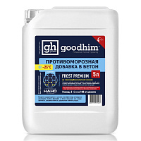 Добавка комплексная противоморозная goodhim Frost Premium до -25 с пластификатором 95430 (5л) 