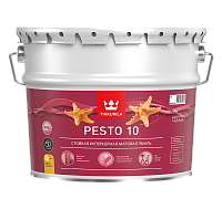 Алкидная краска Tikkurila Euro Pesto 10 Белая (База А) 9 л