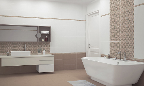 Бордюр Amadeus Beige Favo 3.5*50.5см AZORI 586411001 купить
