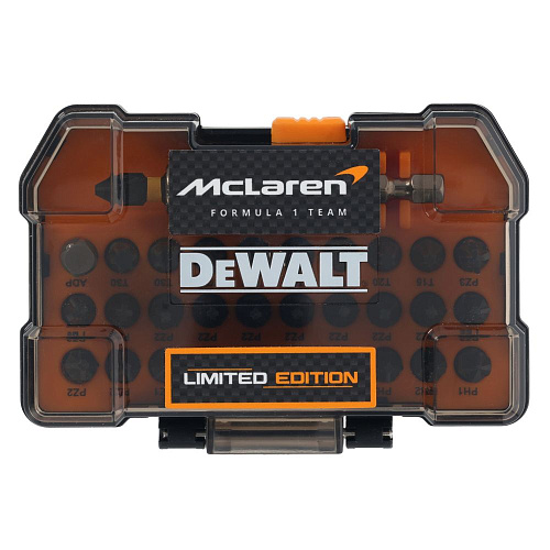 Набор торсионных бит 31 штука McLaren F1 Team FLEXTORQ DeWalt DT70901T-QZ купить