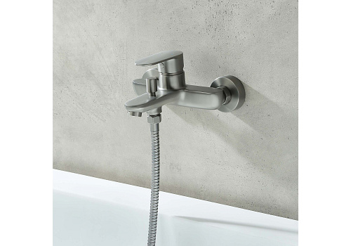Смеситель НИКА для ванны  оружейная сталь Aquatek AQ1840BGM купить