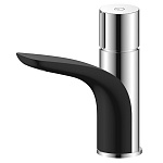 Смеситель GELIOS для раковины хром, черный глянец 35-04L GELIOS black-G Смеситель GELIOS для раковины хром, черный глянец 35-04L GELIOS black-G