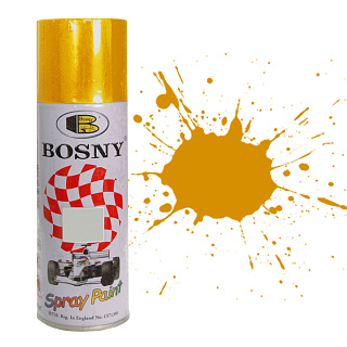 Краска акриловая аэрозольная BOSNY Желтый лимон №25 купить