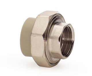 Муфта разъемная PPR 25*3/4" Lammin внутренняя резьба полипропиленовая серая Lm31161025020G купить