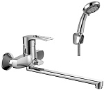 Смеситель Rossinka T40-32 для ванны с поворотным изливом однорычажный хром Смеситель Rossinka T40-32 для ванны с поворотным изливом однорычажный хром