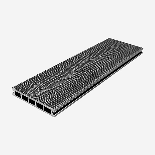 Доска террасная пустотелая UnoDeck Vintage 150*24*3000мм RusDecking графит купить