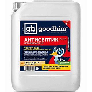 Антисептик невымываемый GOODHIM Extra готовый раствор 29355 5 л купить