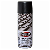 Краска Veslee для металлочерепицы черная темная VL-P6 9005 (0.52л)