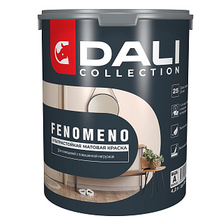 Краска для стен и потолков ультрастойкая Collection FENOMENO база A DALI (4.2л) купить