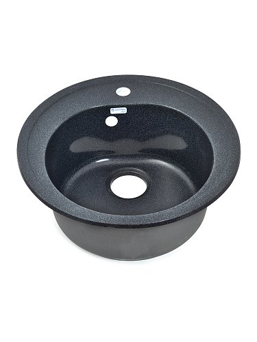 Мойка врезная круглая PRO ROUND SA-R510 SANTREK AQUA 313561 графит-309 купить