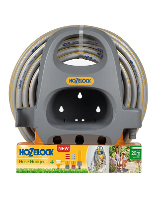 Держатель со шлангом HoZelock 1/2" 20 м с держателем и наконечником HoZelock 2364 купить