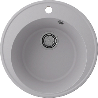 Мойка для кухни Ulgran Quartz Nora 485-04 кварцевая круглая D48,5см платина купить