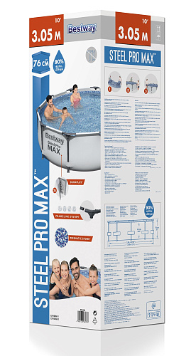Бассейн каркасный Bestway Steel Pro Max 56406 4678л 305*76см 004863 купить