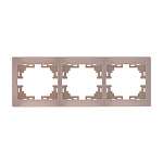 Рамка LEZARD MIRA 701-0303-148 3-местная Рамка LEZARD MIRA 701-0303-148 3-местная